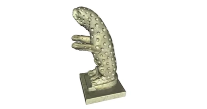 römisch Leopard Brunnen 3d Drucken Modell dreiding 3d print model - Mito3D