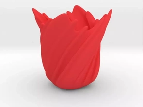 rose vase 3d printing model - threeding pot decorative vases 3d print model - Mito3D