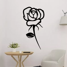 roses decoration 3d printing model - threeding unique rose baffle wall art 2d decor 3d print model - Mito3D