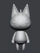 rosie animal cruce 3d impresión modelo trío personaje nintendo 3d print model - Mito3D