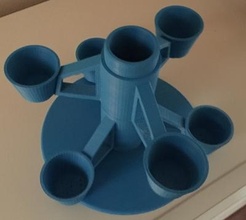 rotativo escrivaninha arrumado escritório jardim 3D impressão modelo Arquivo imprimível Projeto 3d Mesa arrumada estacionário 3d print model - Mito3D