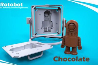 rotobot home office & garden 3D printing model, file, printable design, 3d print, mold, chocolate, kitchen, toy 3d print model - Mito3D