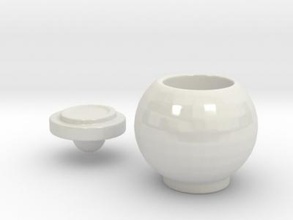 tondo vaso casa, ufficio & giardino La stampa 3D, modello, file di 3D stampabile la progettazione, 3d, vaso, vasi, contenitori, contenitore 3d print model - Mito3D
