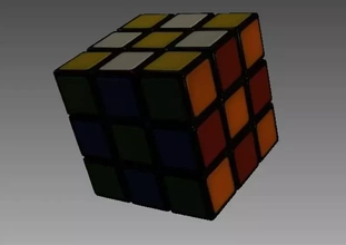 Rubik cube 3d impression modèle trio jouet cubik 3d print model - Mito3D