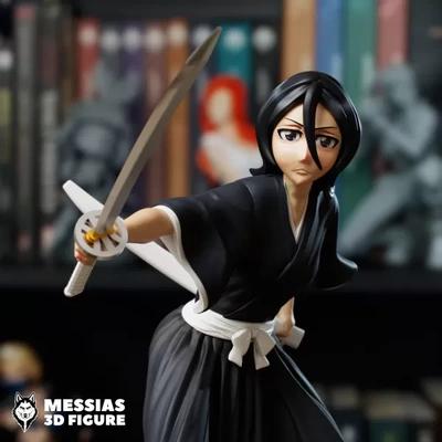 rukia zahl 3d drucken modell drucken dreiding stichworte anime character einzigartig sammlerstücke sammlerstück kunst anime fan shop personalisiert figur high quality anpassbar ikonisch charakter ventilator bleichen shinigami design kuchiki 3d print model - Mito3D