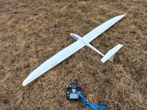 sailplane wingspan 235m toys games & hobby glider radio control soarer flying 3d print model - Mito3D