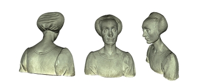 saint sicily art 3D printing model, file, printable design, 3d print, sculpture, art, sicily, woman, agatha, 3D print model - Mito3D