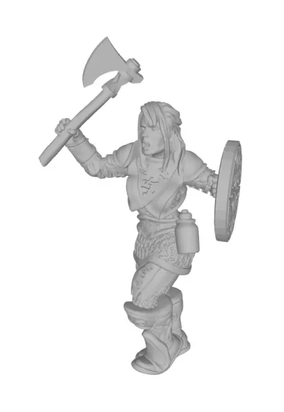 scandinavian barbarian 3d printing model - threeding 3D print model - Mito3D
