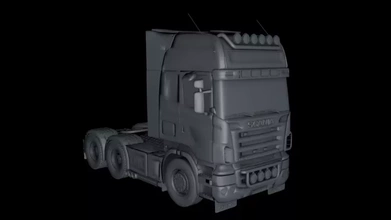 Scania 3d baskı model üçleme 3d print model - Mito3D