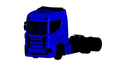 Scania camion 3d impression modèle trio 3d print model - Mito3D