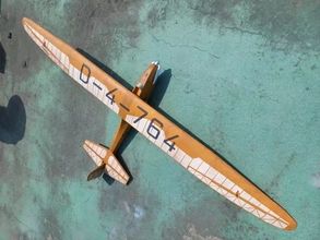 schneider grünau Baby iib Jahrgang Segelflugzeug Spannweite 2m 3d Drucken Modell dreiding sch 3d print model - Mito3D