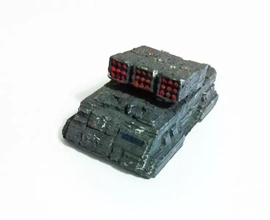 sci fi masaüstü minyatür hovercraft füze başlatıcı Şimşek 3d baskı model üçleme araç tank savaş oyunları bilimkurgu yazı tahtası oyun roket roketler askeri 3d print model - Mito3D