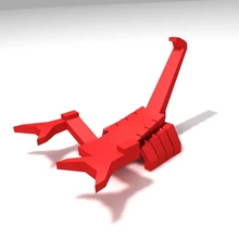 Scorpion titulaire soutien 3d impression modèle trio 3d print model - Mito3D