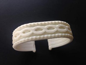 scroll bracelet fashion 3D printing model, file, printable design, 3d print, scroll, bracelet, jewellery 3d print model - Mito3D