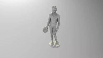 sculpture Apollon 3d impression modèle trio grec ancien l'histoire 3d print model - Mito3D