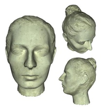 sculpture girl's head art 3D printing model, 3D printing file, 3D printable model, 3D printing design, 3d print, sculpture, art, girl, head