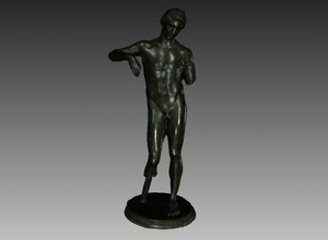 sculpture greek god apollo antiques & historical 3D printing model, file, printable design, 3d print, Apollo, ancient, greek, roman, history, 3d print model - Mito3D