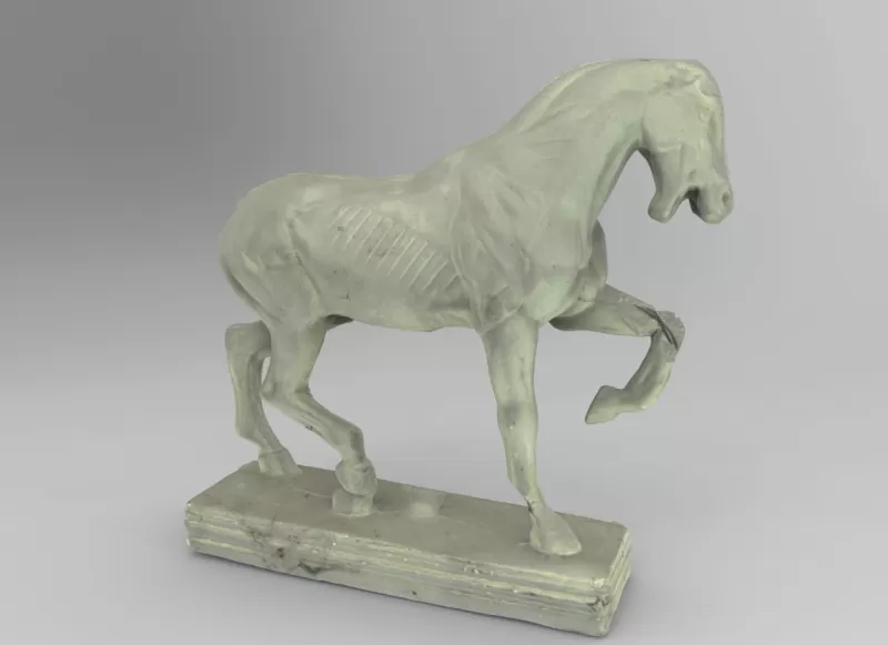 escultura cavalo 3d impressão modelo trio 3D print model - Mito3D