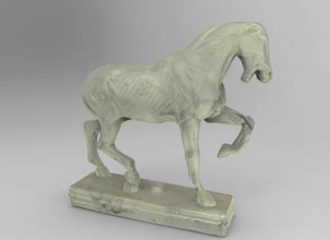 sculpture horse science 3D printing model, file, printable design, 3d print, anatomy, horse, muscle, body, 3d print model - Mito3D
