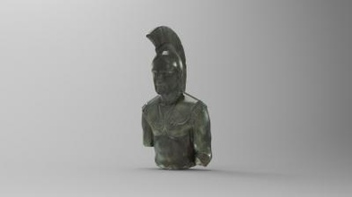 scultura leonida antiquariato e storico La stampa 3D, modello, file di 3D stampabile la progettazione 3d, stampa, scultura, Leonidas, greco, storia, arte, ancienr 3d print model - Mito3D