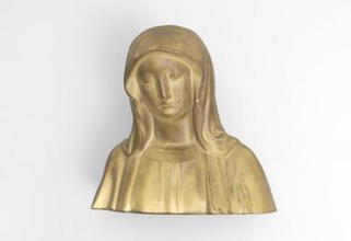 escultura da virgem maria a arte 3D modelo de impressão, impressão arquivo design, 3d, arte, busto, escultura, deva maria, mulher 3d print model - Mito3D
