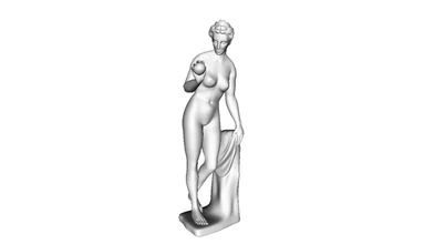sculpture femme 3d impression modèle trio 3d print model - Mito3D