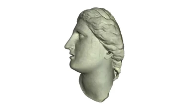 sculpture woman face 3d printing model - threeding sculpure 3d print model - Mito3D