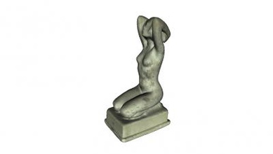 sculpture de femme debout les genoux art 3D modèle d'impression, l'impression fichier, imprimable modèle, en conception, d'impression 3d, la femme, sculpture, vieux, 3d print model - Mito3D
