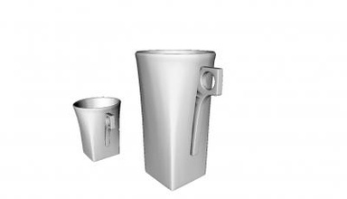 set Kaffee Tasse Kanne home office & Garten 3D-Druck-Modell, 3D-Druck-Datei, 3D-druckbares Modell, 3D-Druck, design, 3d-print, Kaffee, Tasse, mug, Küche, Essbereich, festgelegt 3d print model - Mito3D