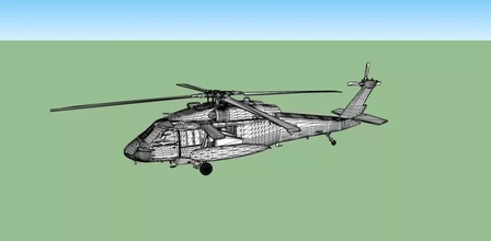 sh 60 hélicoptère 3d impression modèle trio navire marine naval avion transporteur sh60 3d print model - Mito3D