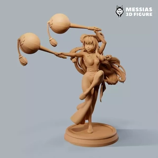 shampo ranma figure 3d print model printing 3d-printing collectible art anime collectibles personalized figurine high-quality customizable fan action shampoo martial arts character talented fighter green hair combat stance determined 3d print model - Mito3D