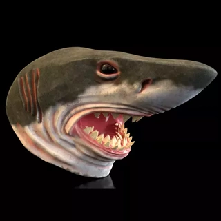 Köpekbalığı maske 3d baskı model doğa cadılar bayramı Su balık canavar tarih öncesi kostüm deniz Toplamak okyanus nehir tehlikeli cosplayer su çekiç başlı fauna 3d print model - Mito3D