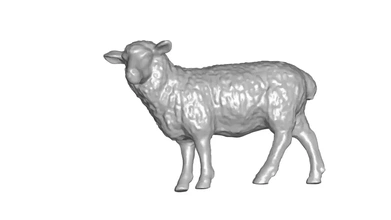 sheep 3d model printing - threeding 3d print model - Mito3D