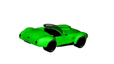Shelby cobra 3d impression modèle trio 3d print model - Mito3D