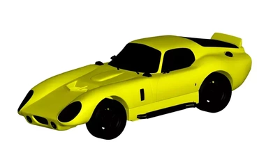 Shelby Daytona cobra 3d impresión modelo trío 3d print model - Mito3D