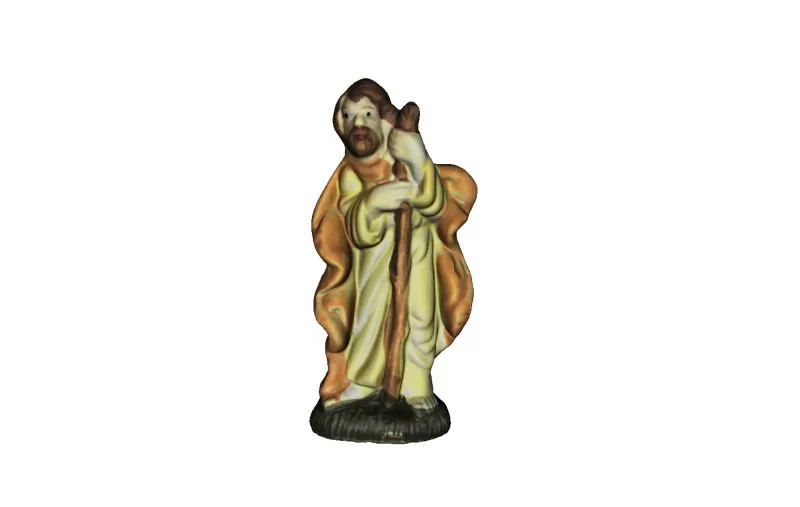 pastore figurina nascita Cristo figurine 3d stampa modello treding arte 3D print model - Mito3D