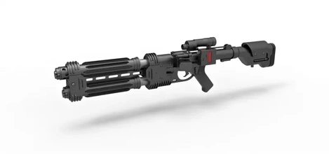costa Soldado blaster 22 filme Estrela guerras Vampiro 2016 3d impressão modelo trio arma brinquedo imprimível Stormtrooper scifi Guerra Estrelas rifle cosplay suporte 3d print model - Mito3D