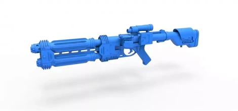 apuntalar soldado desintegrador 22 escala 1 6 película estrella guerras pícaro 2016 3d impresión modelo trío arma juguete imprimible Stormtrooper ciencia ficción guerra Galaxias rifle 3d print model - Mito3D