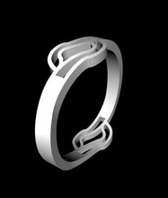 simple anillo de la moda 3D modelo impresión, impresión en archivo, imprimibles 3D, diseño 3d, el Anillo 3d print model - Mito3D