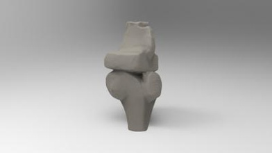 modelo simplificado de joelhos ciência 3D impressão, a impressão arquivo design, 3d, anatomia, ciência, o humano, osso, simplificado, 3d print model - Mito3D