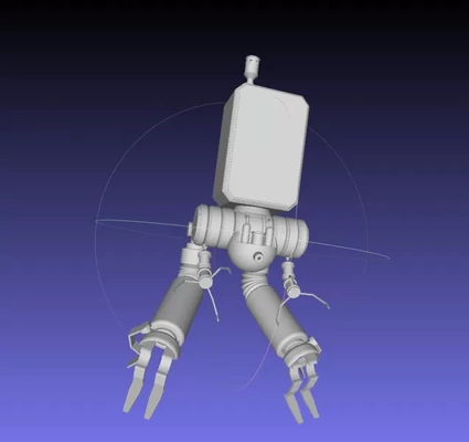 simplified nier automata pod 042 basic model 3d printing - threeding tags fantasy robot videogame replica pod-042 pod-42 3d print model - Mito3D