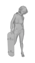 skateboarder 3d stampa modello treding 3d print model - Mito3D