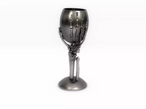 skeleton hand cup 3d printing model - threeding halloween scary 3d print model - Mito3D