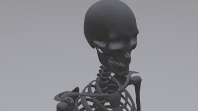 squelette la science 3D modèle d'impression, l'impression fichier, imprimable modèle, en de conception, d'impression 3d, le Squelette 3d print model - Mito3D