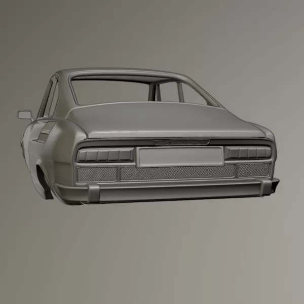 skoda 110r 3d impresión modelo trío vehículo 3D print model - Mito3D