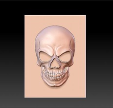 el cráneo art 3D modelo de impresión, la impresión en archivo, imprimibles 3D, diseño 3d, artistic,artcam,bas-relief,relief,3d,mold,decor,decoration,decorative,wall,gothic,ghost,dark,monster,creature,sculpture,statue 3d print model - Mito3D