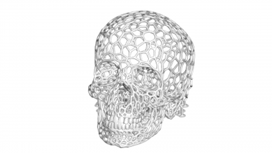 skull art 3D printing model, file, printable design, 3d print, 3d print model - Mito3D