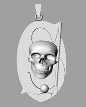 cráneo s de la moda 3D modelo impresión, impresión en archivo, imprimibles 3D, diseño 3d, el Cráneo, zlatnictvi-aa 3d print model - Mito3D