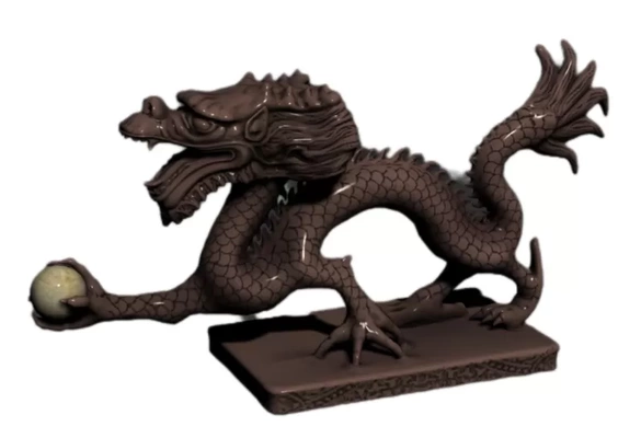 skulptura 3d printing model - threeding tags tools office house dragon statuette 3d print model - Mito3D