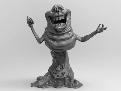 slimer 3d print printing model fanart 3dprinting collectible 3dprinted ghostbusters 3dmodeling stlfile popculture moviememorabilia ectoplasm spookydecor additivemanufacturing rapidprototyping 3dprintingtechnology 3d print model - Mito3D